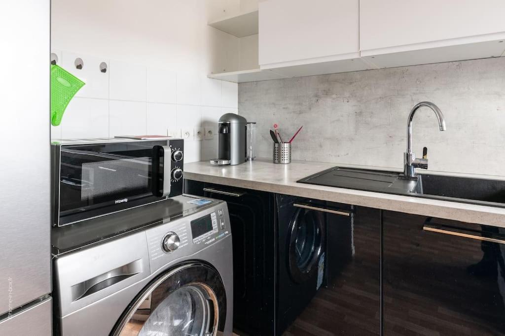 Apartamento La Belle Echappee Parisienne - Gare - Hyper Centre Les Mureaux Exterior foto